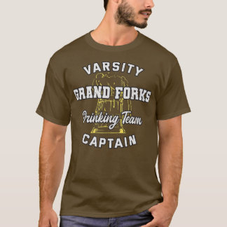 Grand Forks Drink Team Captain North Dakota Bee T-Shirt