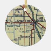 Grand Forks ND Keramik Ornament (Vorne)