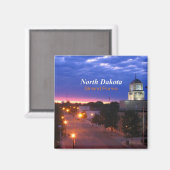 Grand Forks North Dakota Magnet Reisen Souvenir (Vorderseite/Rückseite)