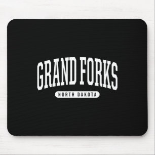 Grand Forks North Dakota Urlaub im College-Stil Nd Mousepad
