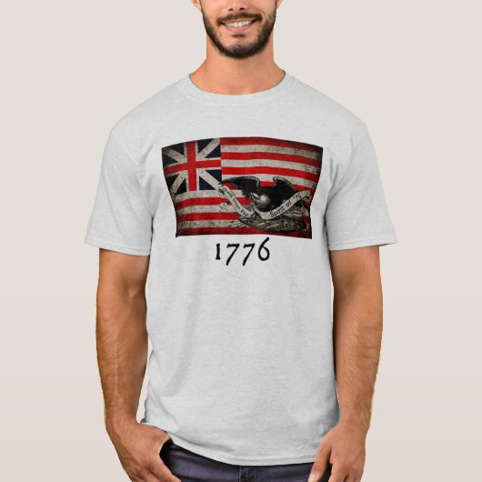 Grand Gewerkschaft Flag 1776 T-Shirt (Vorderseite)
