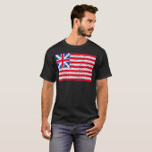 Grand Gewerkschaft Flag America Patriotic erschütt T-Shirt (Vorne ganz)