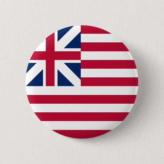 Grand Gewerkschaft USA erste Flagge Amerika Symbol Button (Vorderseite)
