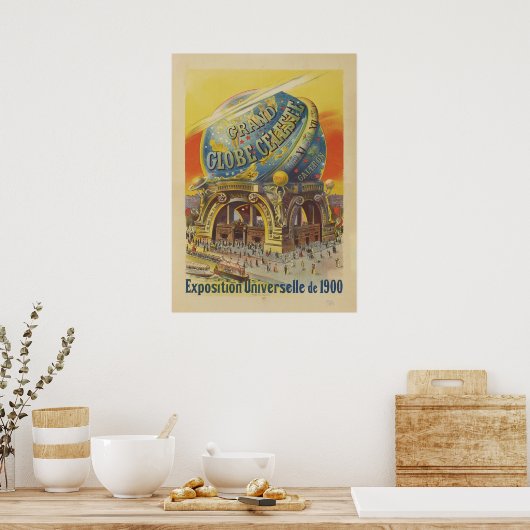 Grand Globe Céleste | Imp. Paul Dupont Poster (Küche)