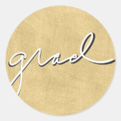 Grand Gold Runder Aufkleber (Vorderseite)