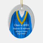Grand Gown Blue and Gold Ornament (Rechts)