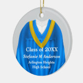 Grand Gown Blue and Gold Ornament (Links)
