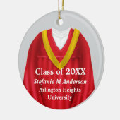 Grand Gown Red and Gold Ornament (Links)