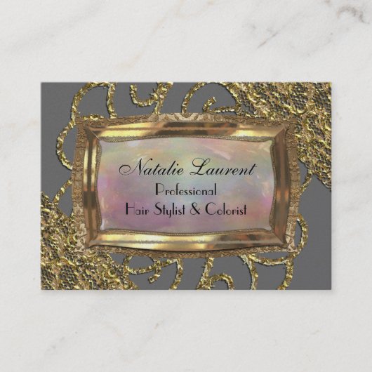 Grand Gray Fillmore Elegante Beruflich Visitenkarte (Vorderseite)