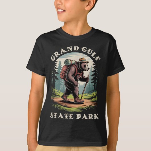 Grand Gulf State Park, Missouri Mountains Hiking B T-Shirt (Vorderseite)