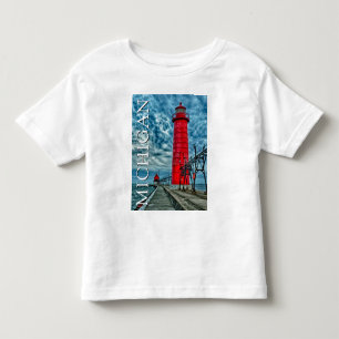 Grand Haven Leuchtturm Michigan Kleinkind T-shirt