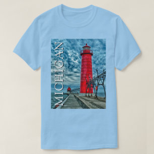 Grand Haven Leuchtturm   Michigan T-Shirt
