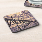 Grand Haven Leuchtturm und Pier, Grand Haven Untersetzer (Linke Seite)