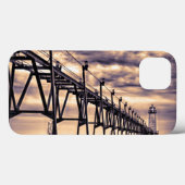 Grand Haven lighthouse and pier Case-Mate iPhone Hülle (Rückseite (Horizontal))