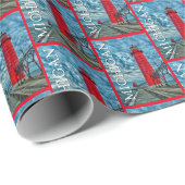 Grand Haven Lighthouse | Michigan Geschenkpapier (Rolleneckpunkt)