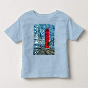 Grand Haven Lighthouse Michigan Kleinkind T-shirt