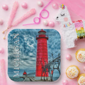 Grand Haven Lighthouse | Michigan Pappteller (Party)