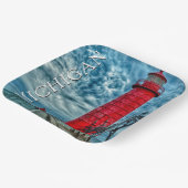 Grand Haven Lighthouse | Michigan Pappteller (Gewinkelt)