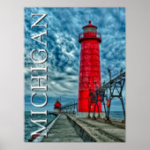 Grand Haven Lighthouse | Michigan Poster (Vorne)