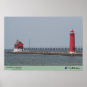 Grand Haven Lighthouse - Michigan Poster (Vorne)
