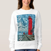 Grand Haven Lighthouse | Michigan Sweatshirt (Vorderseite)