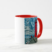 Grand Haven Lighthouse | Michigan Tasse (VorderseiteRechts)