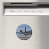 Grand Haven Lighthouses Magnet (In Situ (Geschirrspüler))