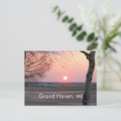 Grand Haven, MI Postkarte (Stehend Vorderseite)