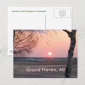 Grand Haven, MI Postkarte (Vorne/Hinten)