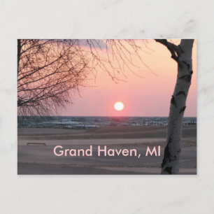 Grand Haven, MI Postkarte