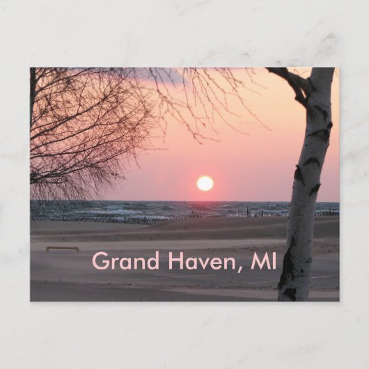 Grand Haven, MI Postkarte (Vorderseite)