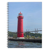 Grand Haven Michigan Lighthouse Notizblock (Vorderseite)