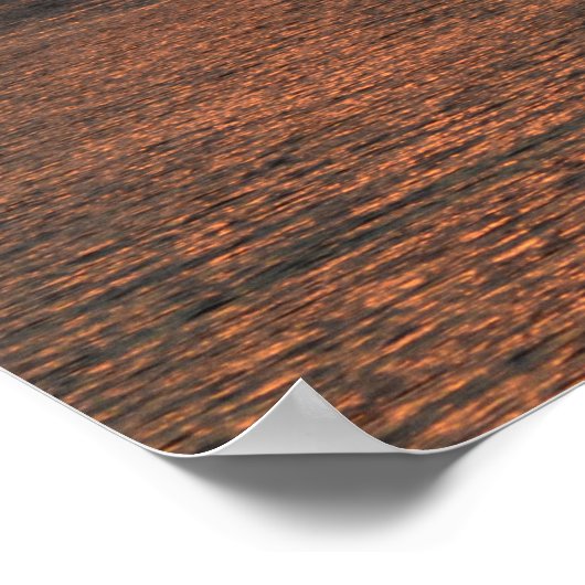 Grand Haven Pier bei Sunset Poster (Ecke)