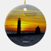Grand Haven South Pierhead Lights DS Ornament (Hinten)