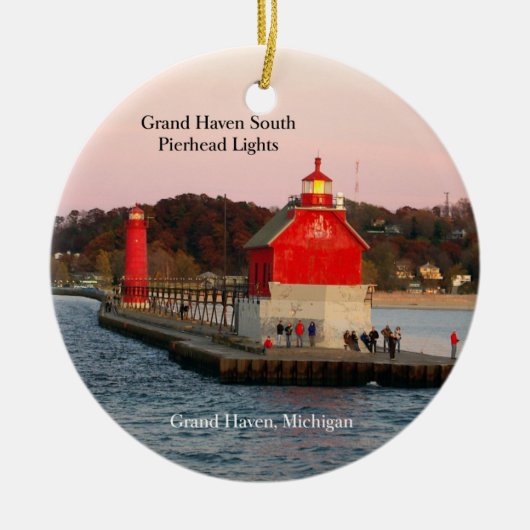 Grand Haven South Pierhead Lights DS Ornament (Vorne)