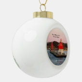 Grand Haven South Pierhead Lights-Ornament Keramik Kugel-Ornament (Links)