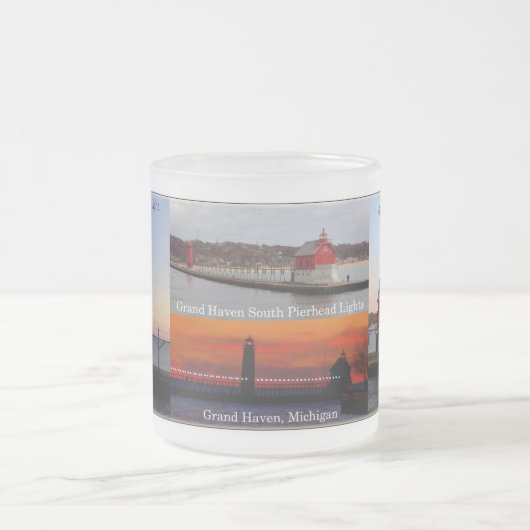 Grand Haven South Pierhead Lights Tasse (Mittel)