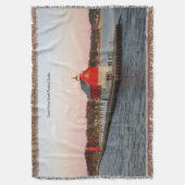 Grand Haven South Pierhead Lights werfen Decke (Vorderseite Vertikal)