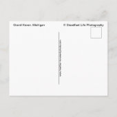 Grand Haven Staat Park Postkarte (Rückseite)