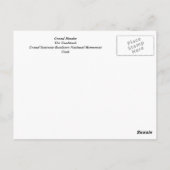 Grand Hoodoo Postkarte (Rückseite)