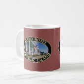 Grand Hotel auf der Insel Mackinac, Michigan Kaffeetasse (Vorderseite Links)