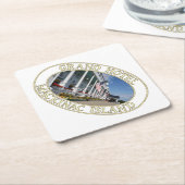 Grand Hotel auf der Insel Mackinac, Michigan Rechteckiger Pappuntersetzer (angewinkelt)