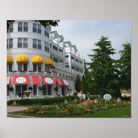 Grand Hotel auf der Insel Mackinac Poster (Vorne)