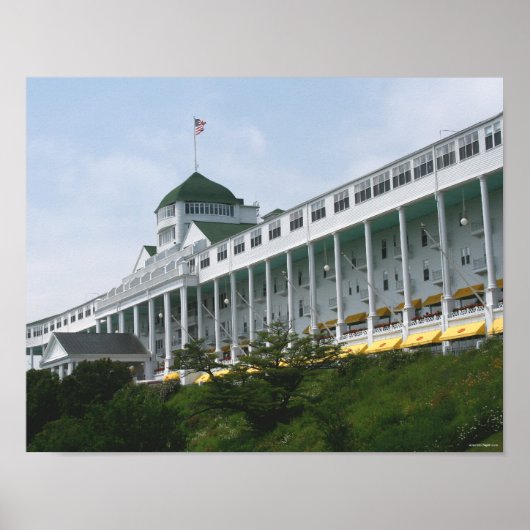 Grand Hotel auf der Insel Mackinac Poster (Vorne)