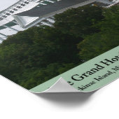 Grand Hotel auf der Insel Mackinac Poster (Ecke)