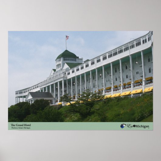 Grand Hotel auf der Insel Mackinac Poster (Vorne)