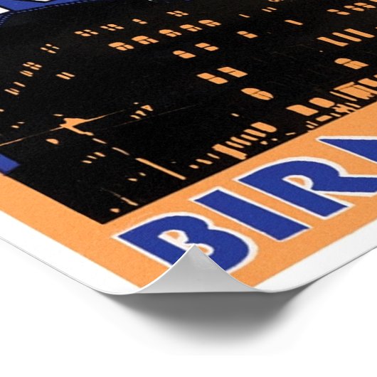 Grand Hotel Birmingham Poster (Ecke)