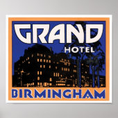 Grand Hotel Birmingham Poster (Vorne)