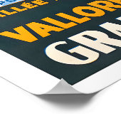 Grand Hotel du Pont Switzerland Vintage Ski Poster (Ecke)