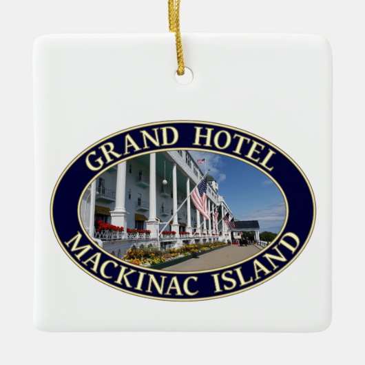 Grand Hotel Mackinac Island, Michigan Keramikornament (Vorderseite)